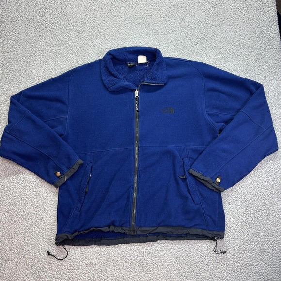 Vintage The North Face Jacket Size Large Mens Full Zip Fleece Hommes Grand - Picture 1 of 8